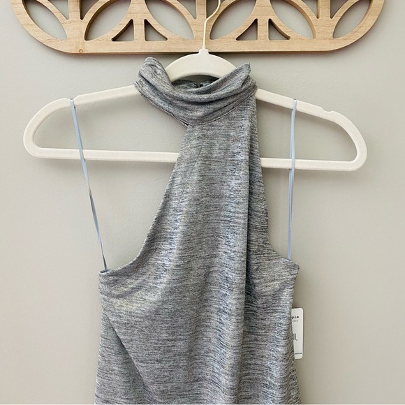 Free People Koda Gray Tank Top Sz Small - Picture 2 of 10